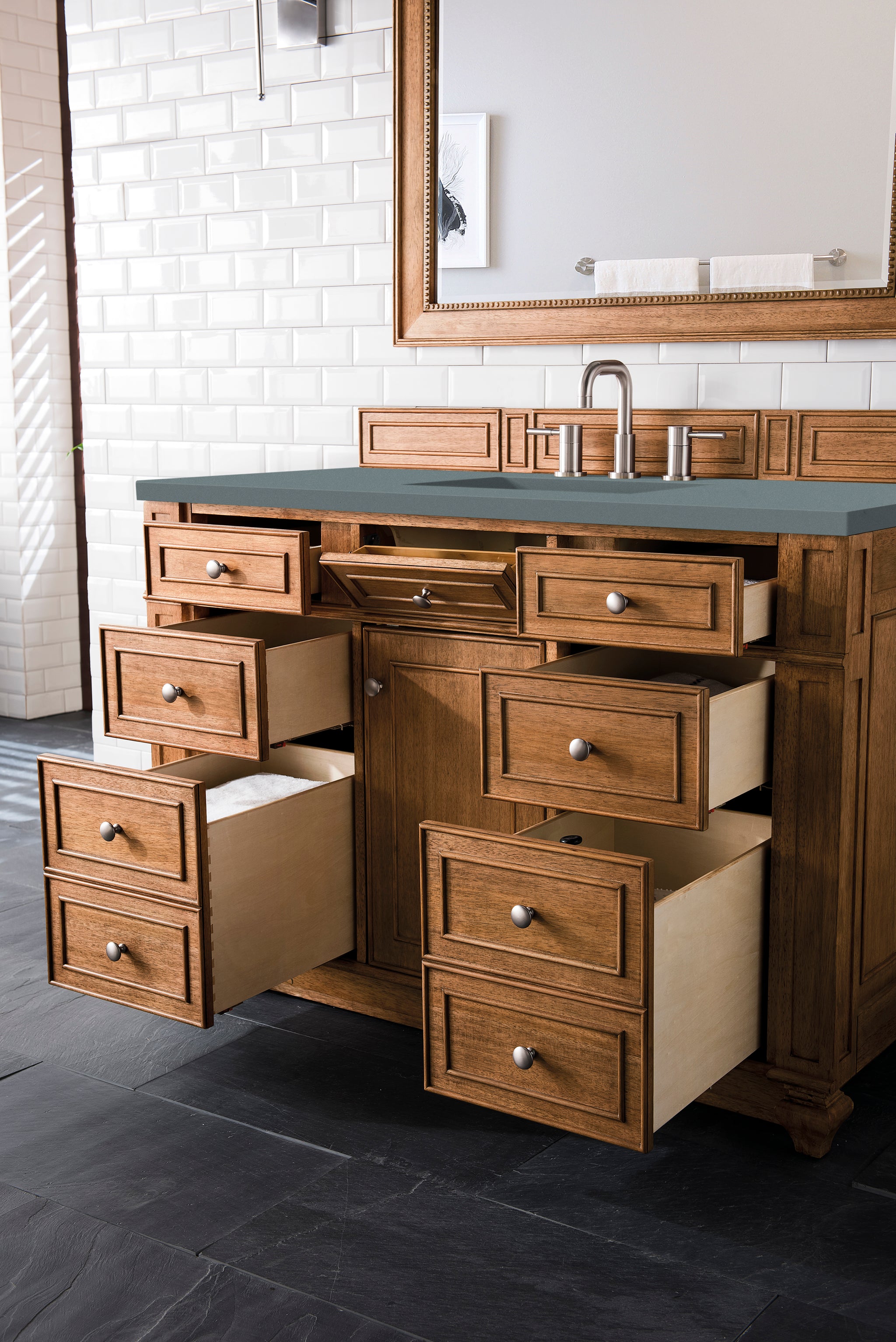 James Martin Bristol 48" Single Bathroom Vanity, Saddle Brown, view 19