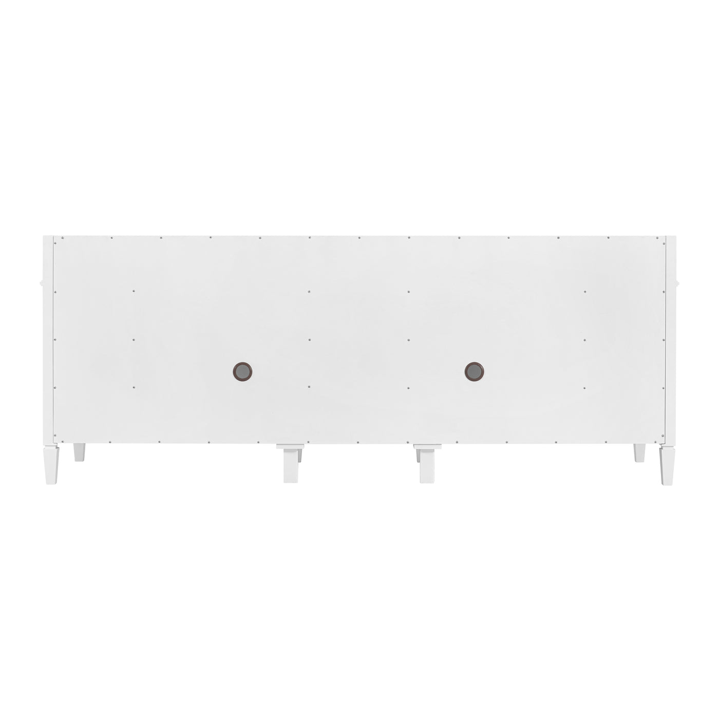 James Martin Brittany 84" Double Bathroom Vanity, Bright White, view 8