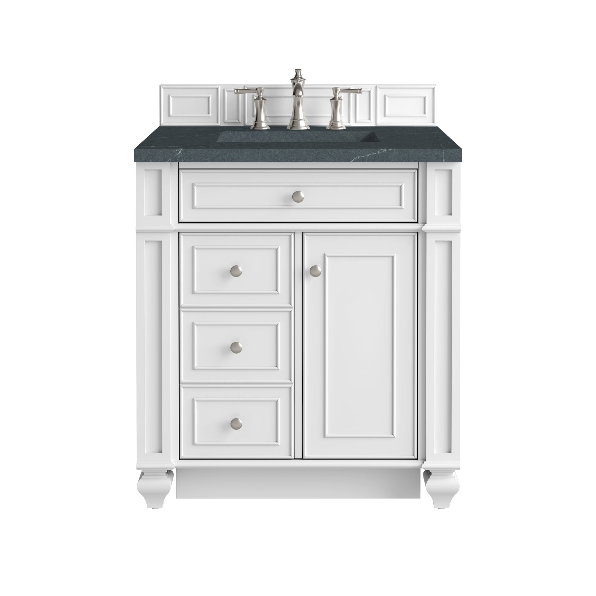 James Martin Bristol 30" Single Bathroom Vanity, Bright White, view 28
