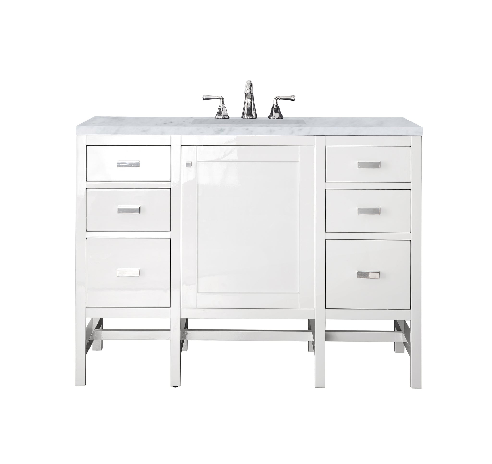 James Martin Addison 48" Single Bathroom Vanity, Glossy White, view 22