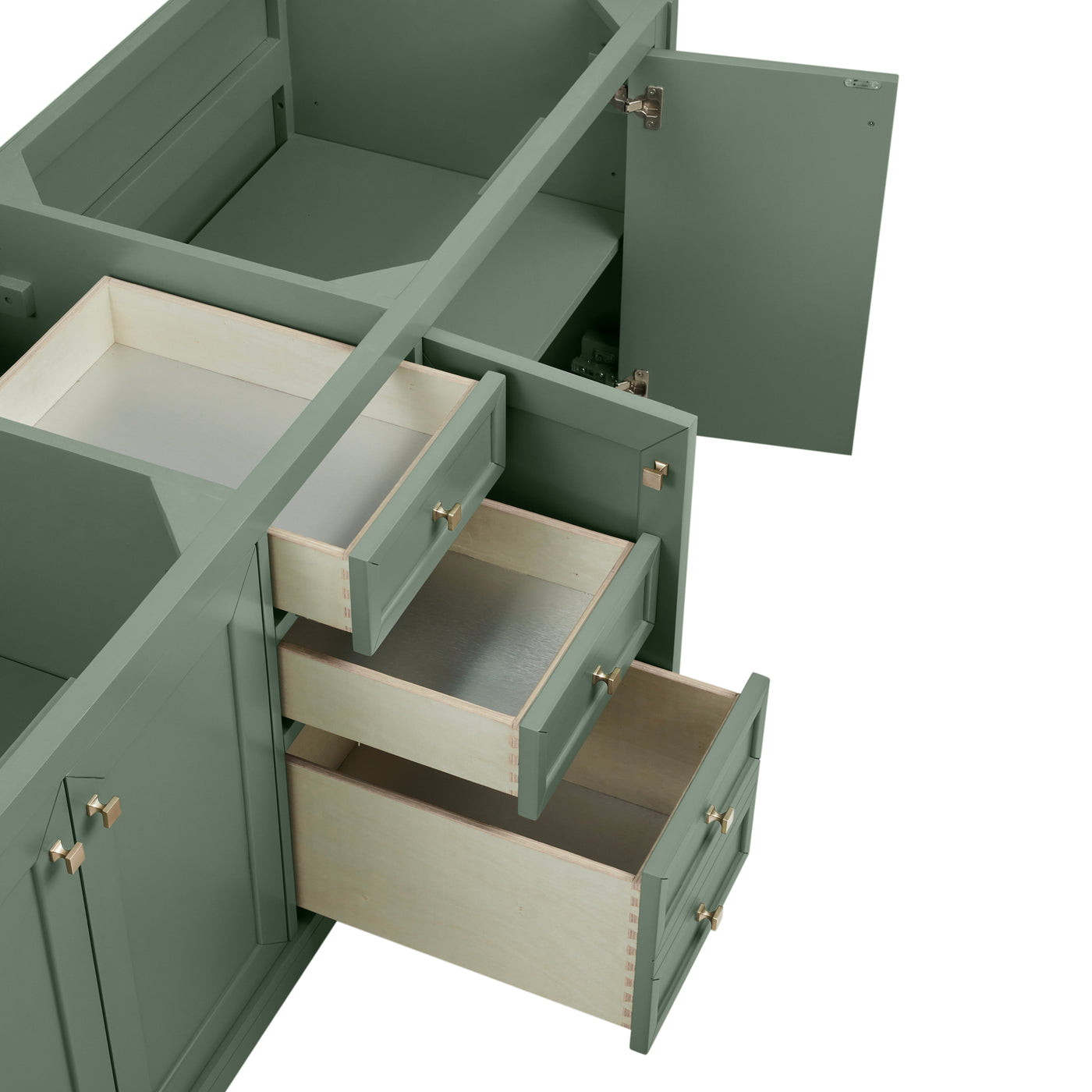 James Martin Chicago 72" Double Bathroom Vanity, Smokey Celadon, view 26