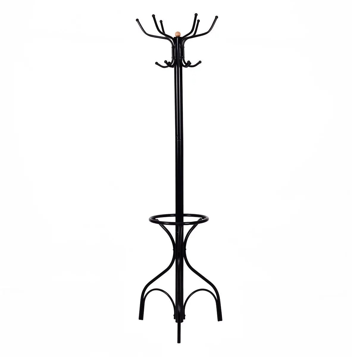Vintage Metal Coat Hat Tree Stand Clothes Hanger by DirectDeals