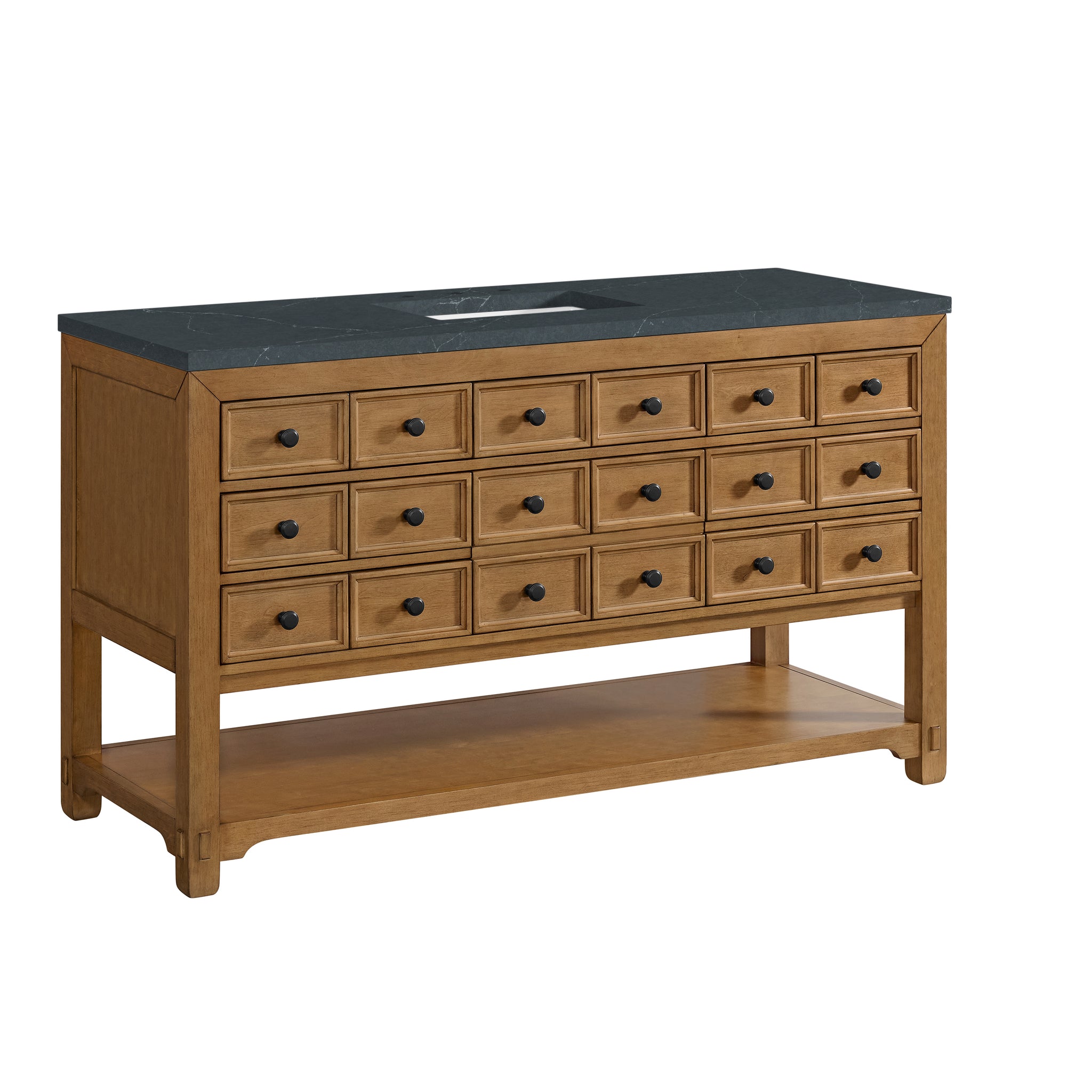 James Martin Malibu 60" Single Bathroom Vanity, Amber Birch, view 37