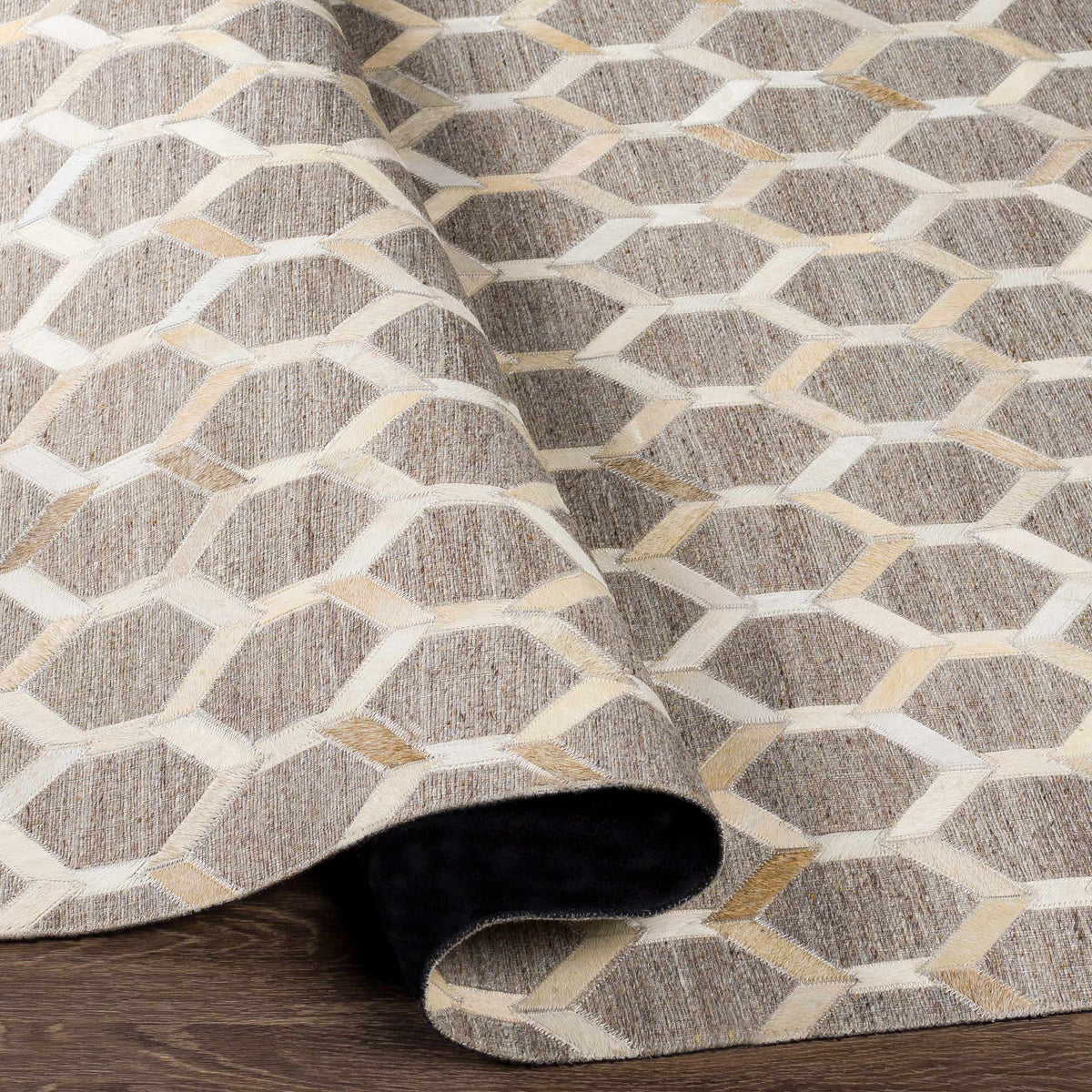 Haddix Premium Leather Rug - Clearance, photo 5 of 8