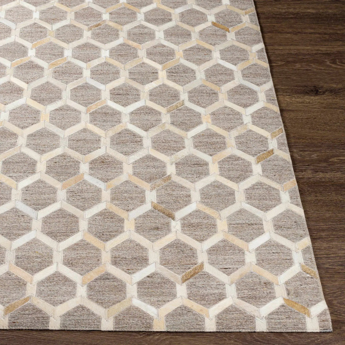 Haddix Premium Leather Rug - Clearance, photo 4 of 8