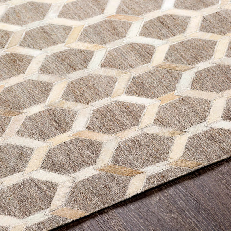 Haddix Premium Leather Rug - Clearance by Boutique Rugs