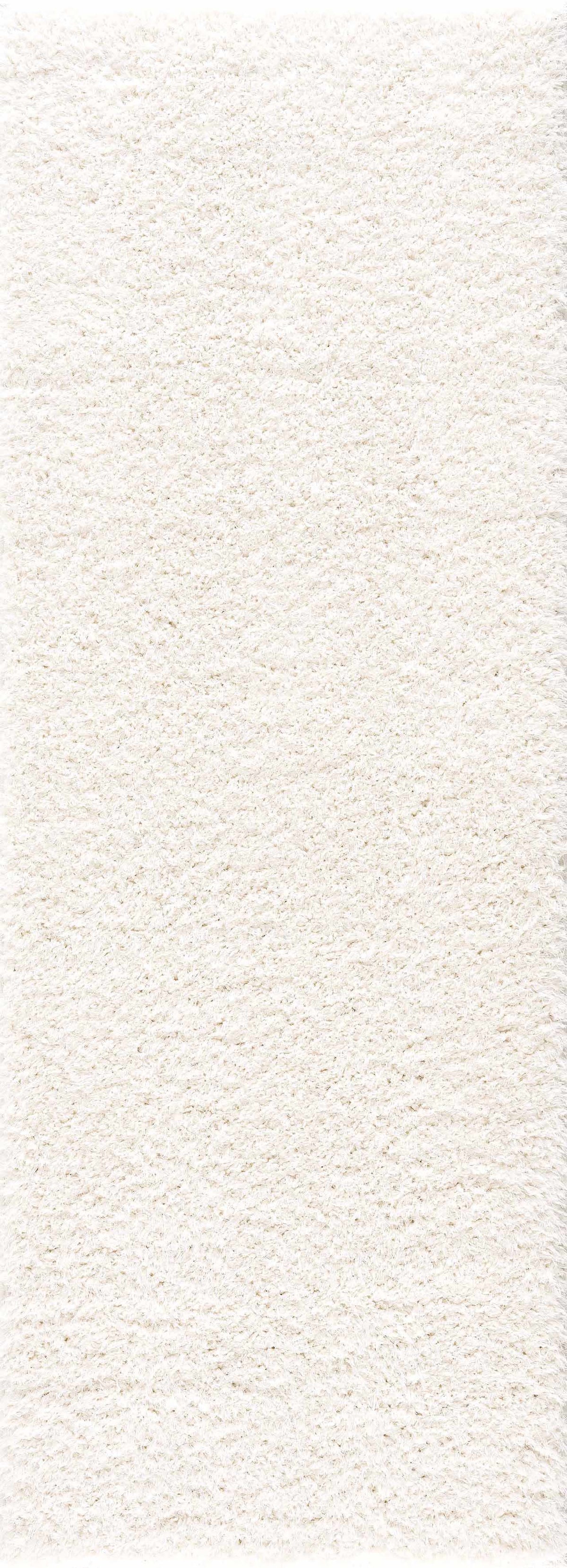 Faina Solid Cream Shag Washable Area Rug - Clearance, photo 8 of 21