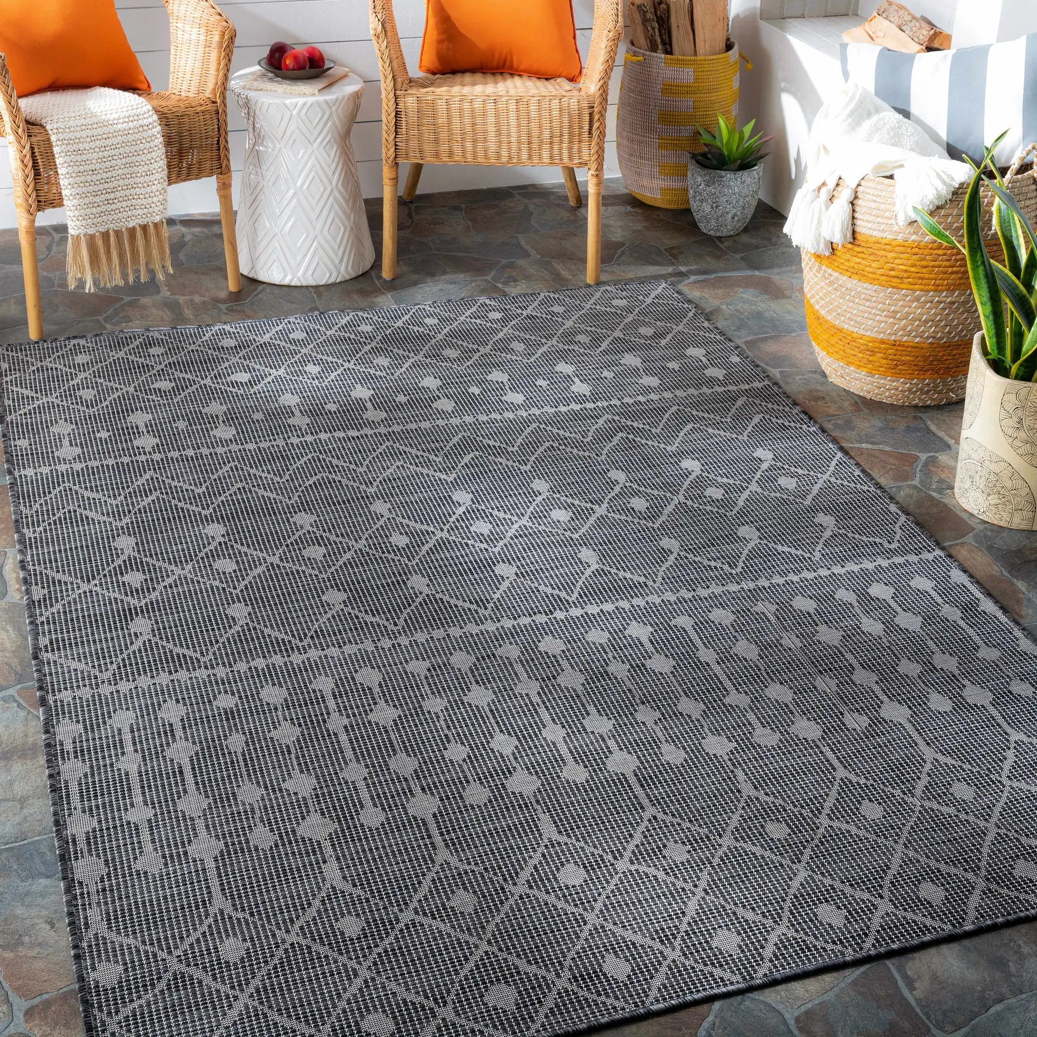 Hamel Flatweave Outdoor Area Carpet - Clearance by Boutique Rugs