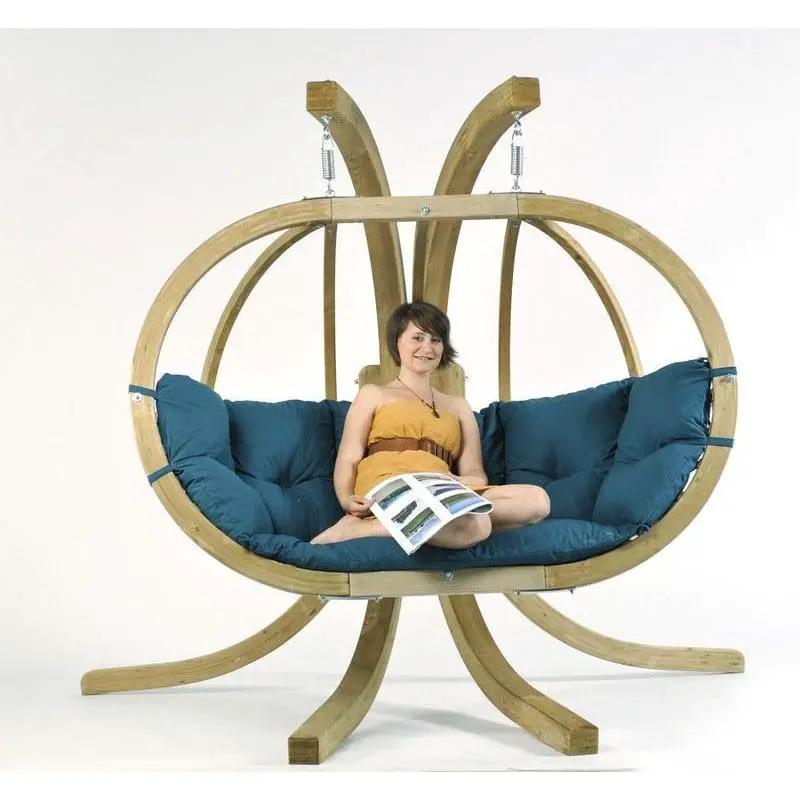 Amazonas Globo Royal Green Double Seater Hanging Chair by Outdoor-USA®