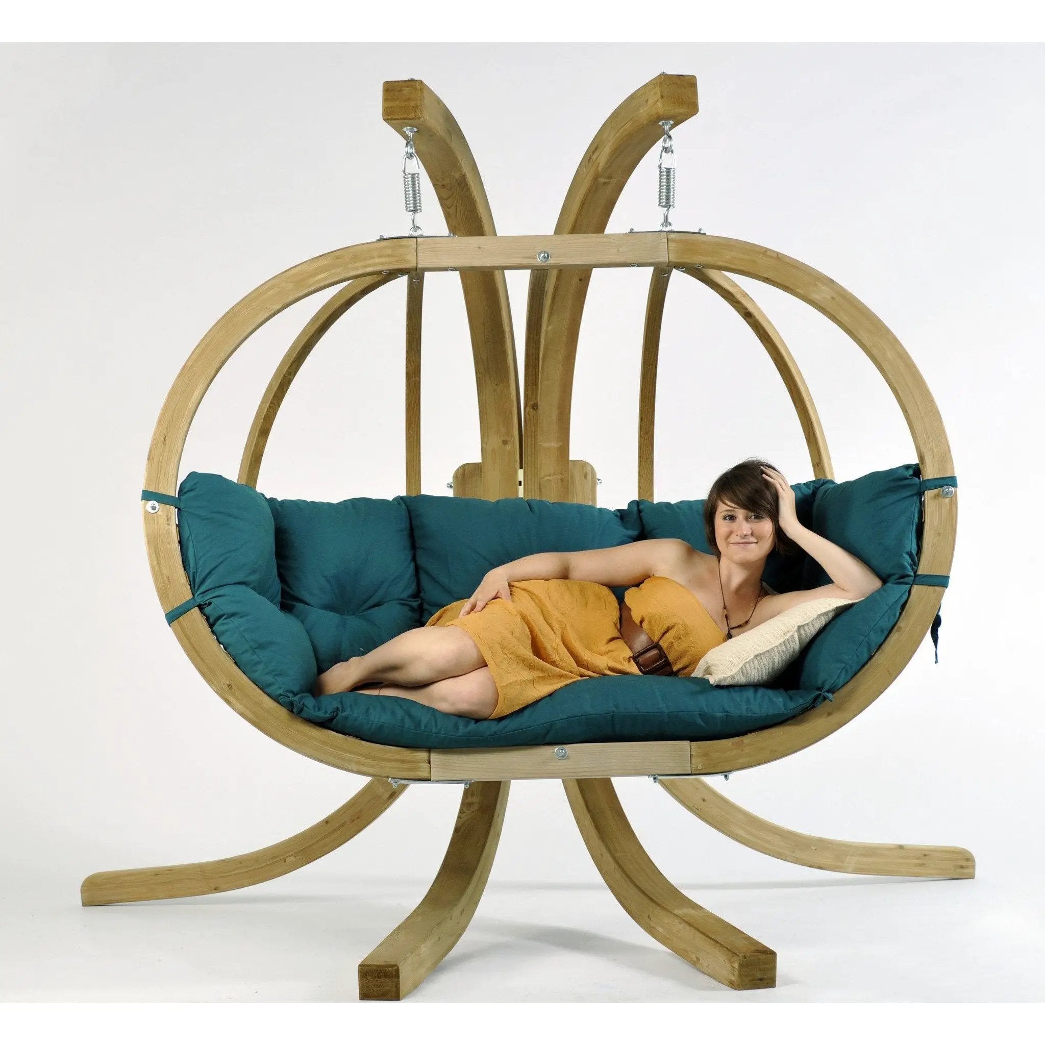 Amazonas Globo Royal Green Double Seater Hanging Chair by Outdoor-USA®