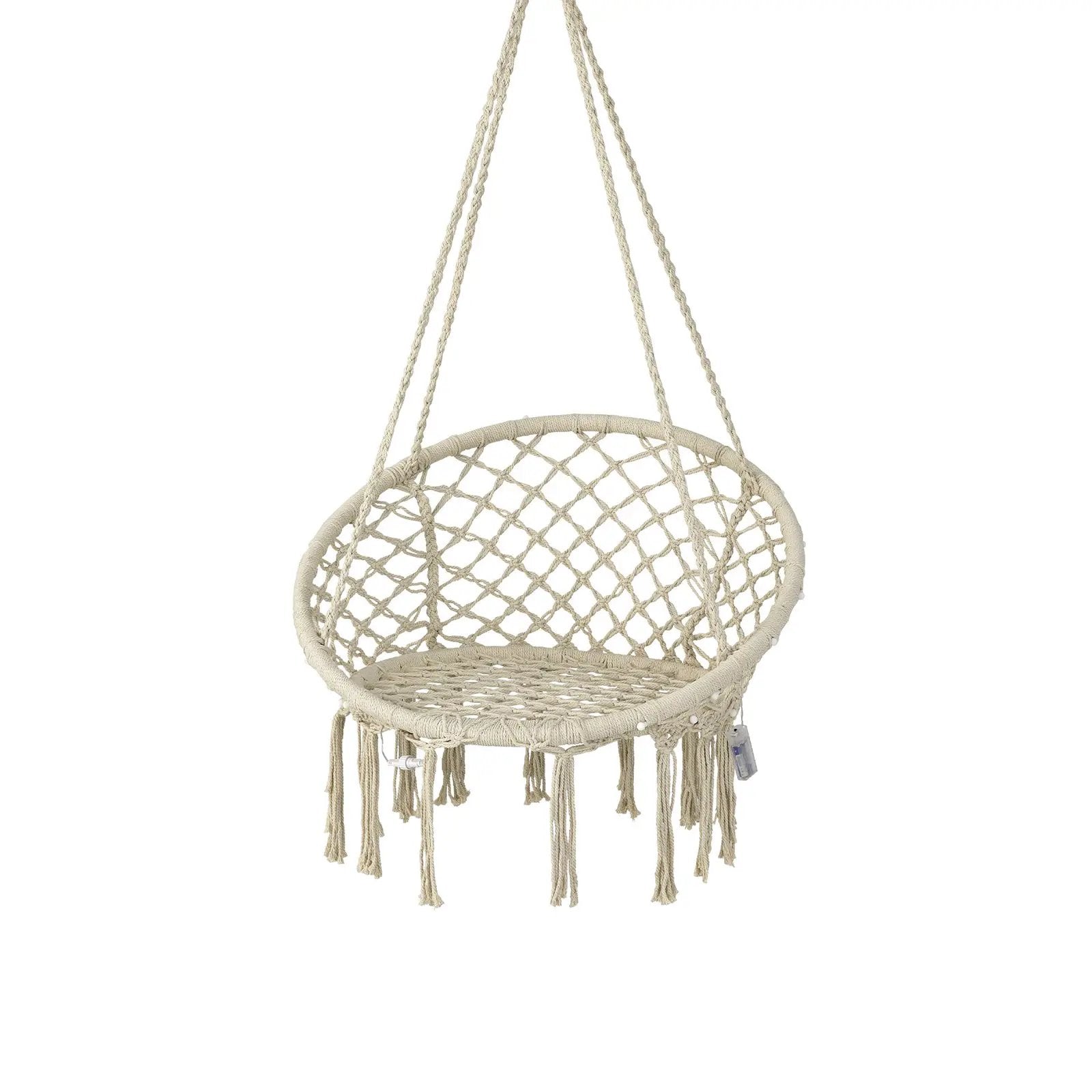 Hammock Chair LED Lights Hanging Swing Indoor Outdoor by DirectDeals