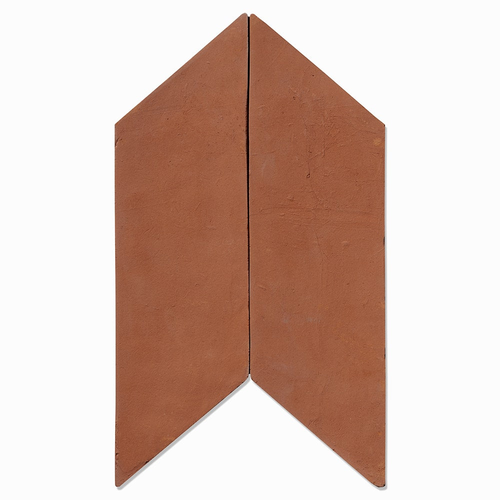 Hand Made Matte Chevron Terracotta Tiles 3x8 Terracotta Matte 3x12 Tiles