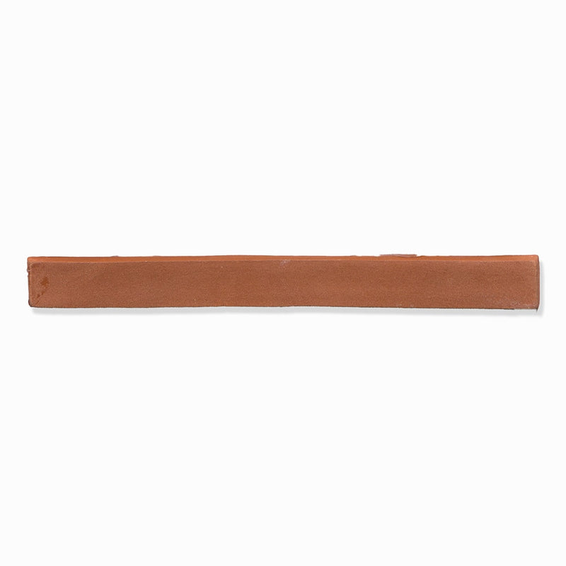 Hand Made Matte Edge Terracotta Moldings 3/8x6 Terracotta Matte 2x6 Moldings