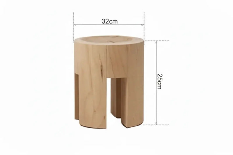 Handcrafted Solid Wood End Tables for Living Room by House Of Avana