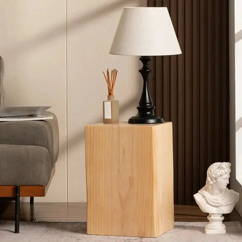 Handcrafted Solid Wood End Tables for Living Room by House Of Avana