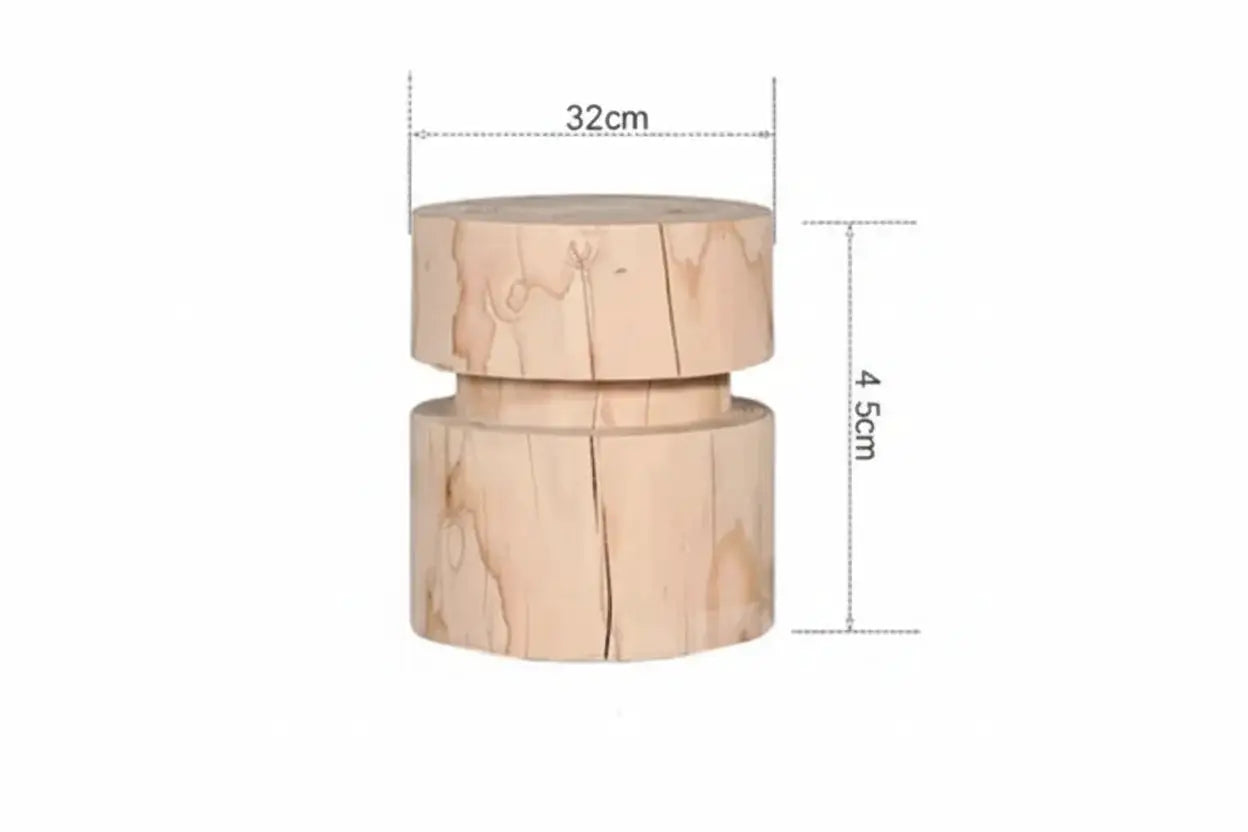 Handcrafted Solid Wood End Tables for Living Room by House Of Avana