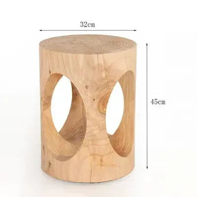 Handcrafted Solid Wood End Tables for Living Room by House Of Avana