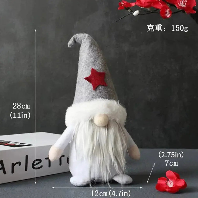 Handmade Ceramic Faceless Santa Gnome Figures by House Of Avana