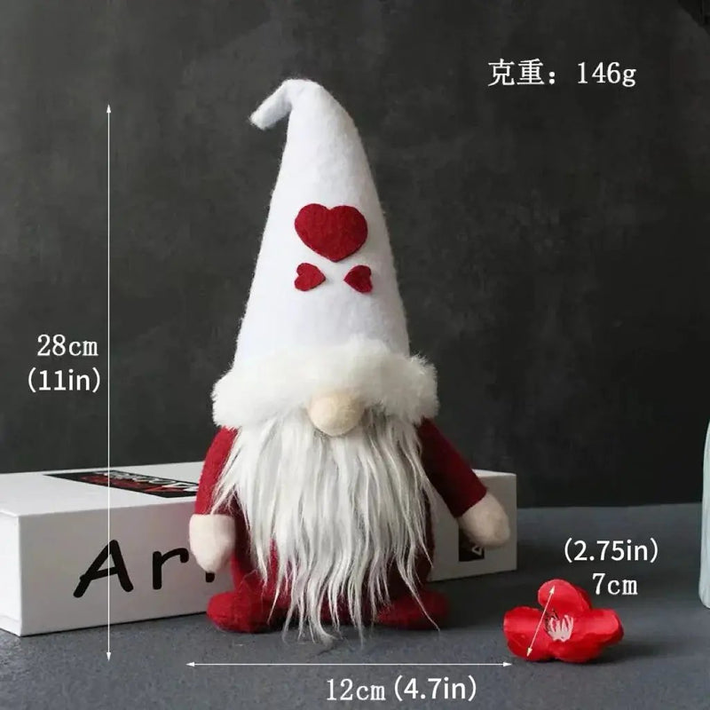 Handmade Ceramic Faceless Santa Gnome Figures by House Of Avana