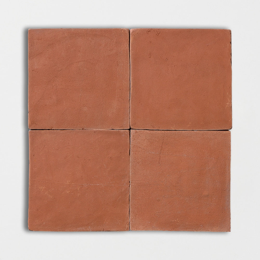 Handmade Cotto Dark Natural Terracotta Tiles 6x6 Terracotta Natural 6x6 Tiles
