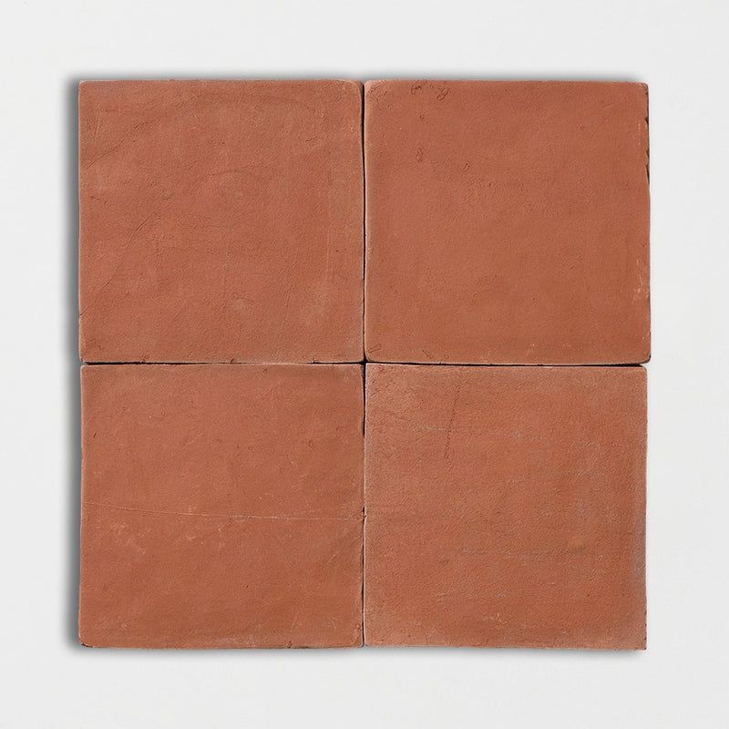 Handmade Cotto Dark Natural Terracotta Tiles 6x6 Terracotta Natural 6x6 Tiles