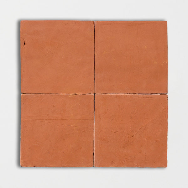 Handmade Cotto Light Natural Terracotta Tiles 6x6