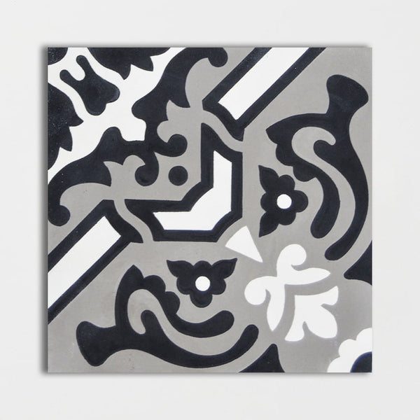 Handmade Flecha Honed Cement Tiles 8x8