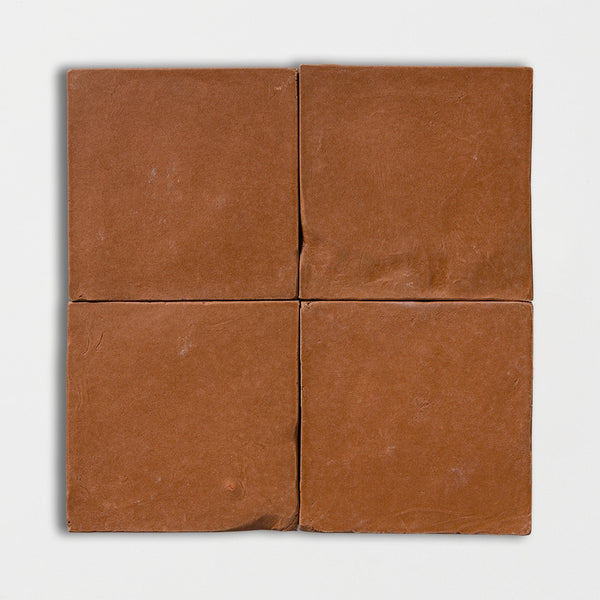 Handmade Glazed Terracotta Tiles 6x6