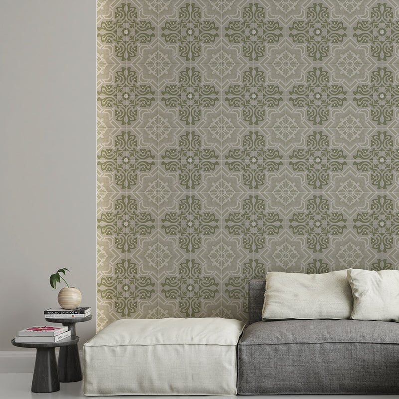 Handmade Khaki Honed Cement Tiles 8x8 Cement Honed 8x8 Tiles — 3
