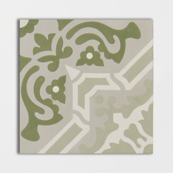 Handmade Khaki Honed Cement Tiles 8x8