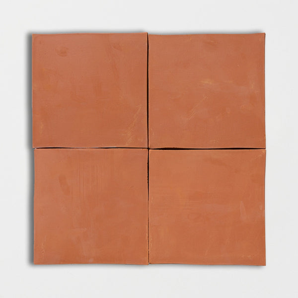 Handpressed Cotto Light Natural Terracotta Tiles 6x6