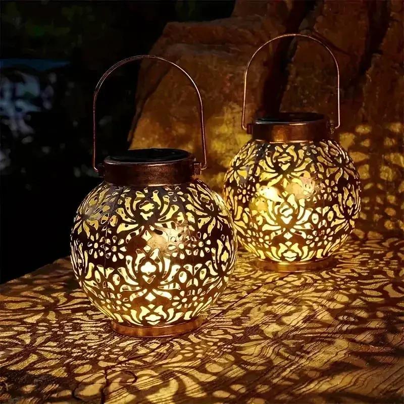 Hanging Light - Solar Golden Pendant by House Of Avana