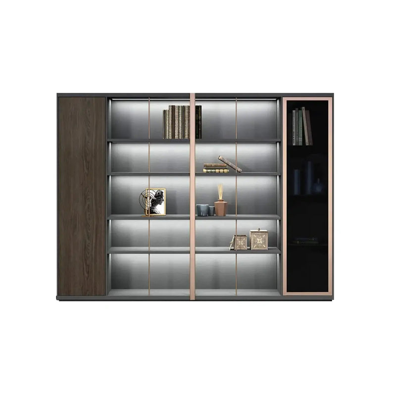 Keats · Office Library Shelves w/ Lighting, Suit Closet & Storage by Arc Grove