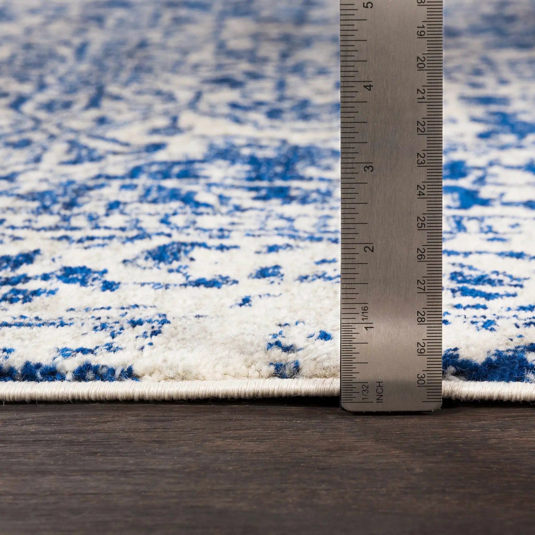 Rachel Navy Area Rug by Hauteloom