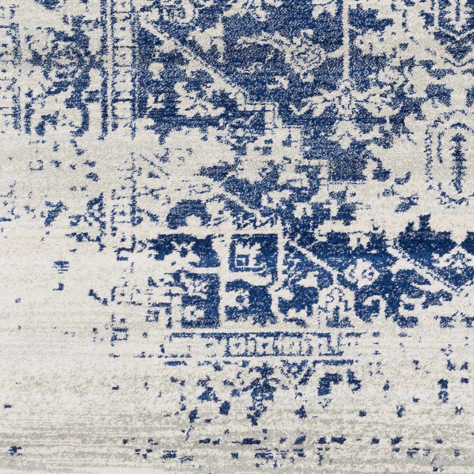 Rachel Navy Area Rug by Hauteloom