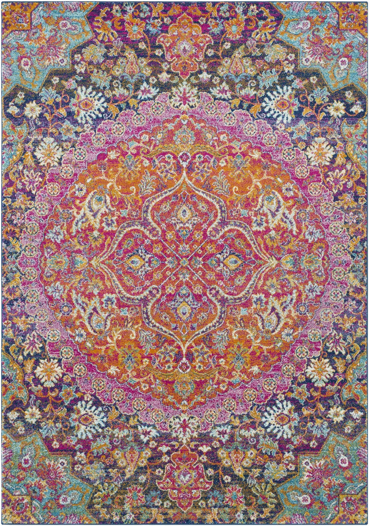 Burnt Orange Ojus Area Rug, photo 15 of 21
