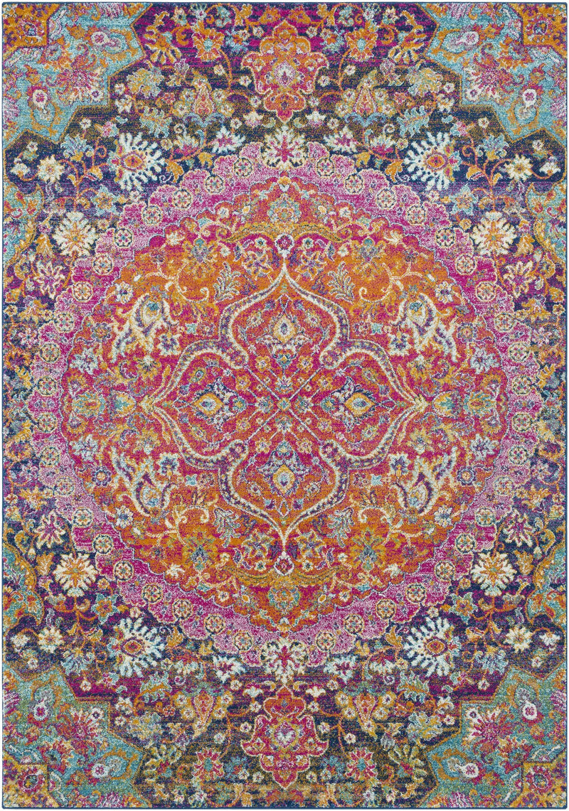 Burnt Orange Ojus Area Rug by Hauteloom