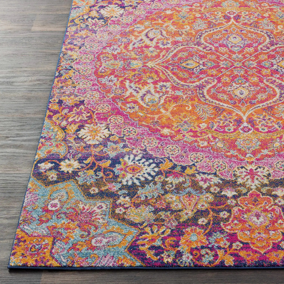 Burnt Orange Ojus Area Rug, photo 4 of 21