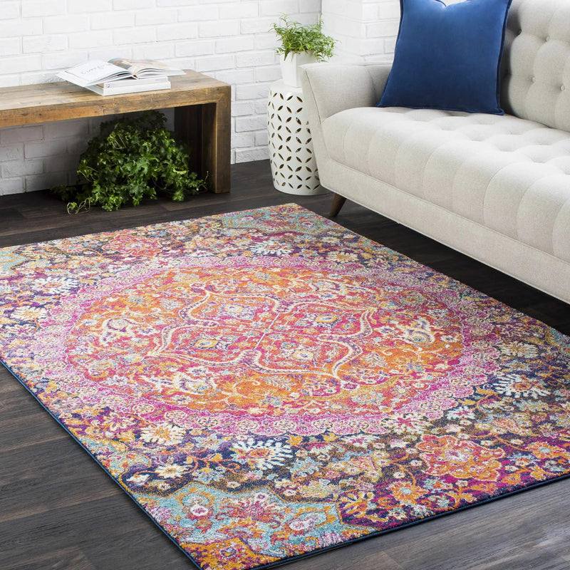 Burnt Orange Ojus Area Rug by Hauteloom