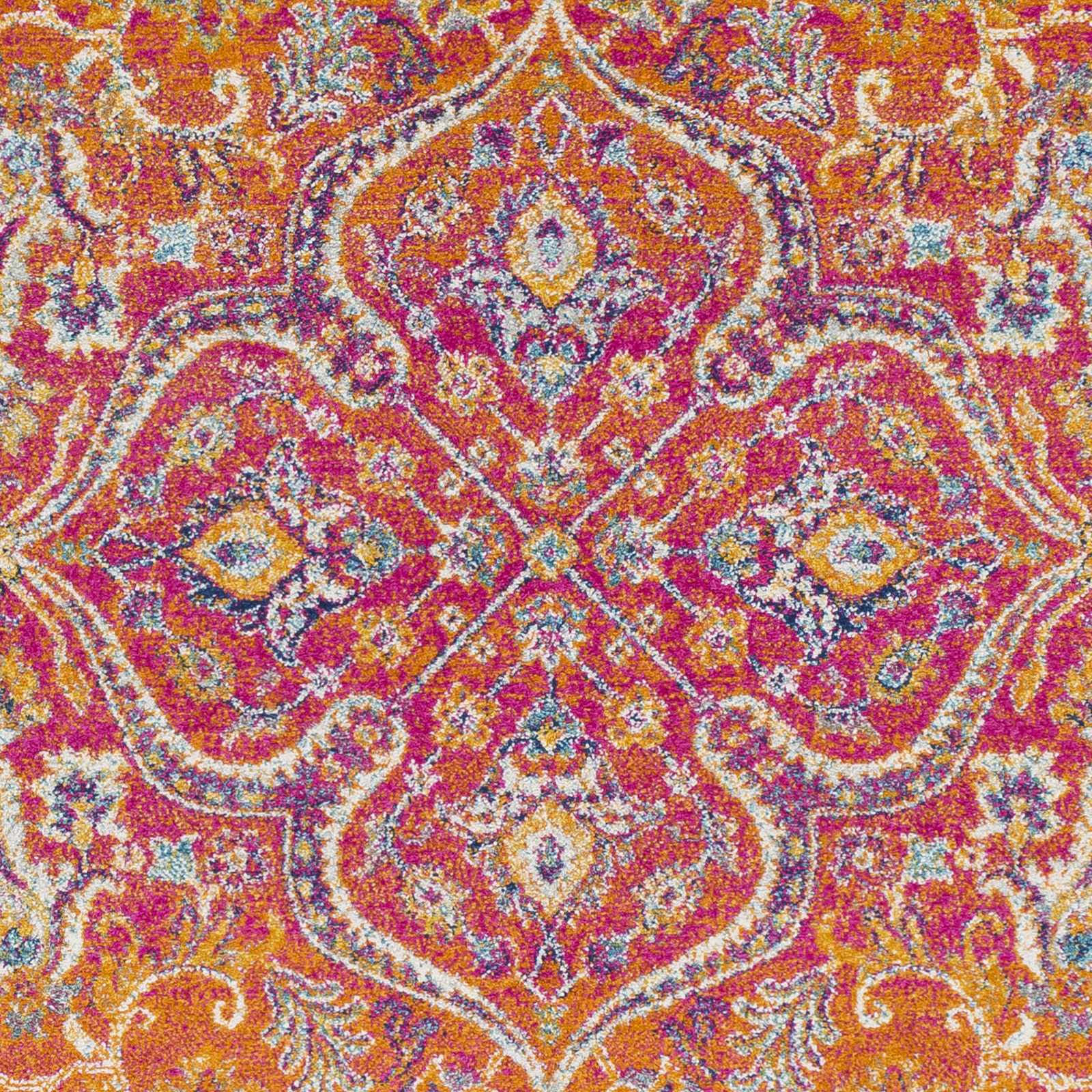 Burnt Orange Ojus Area Rug by Hauteloom
