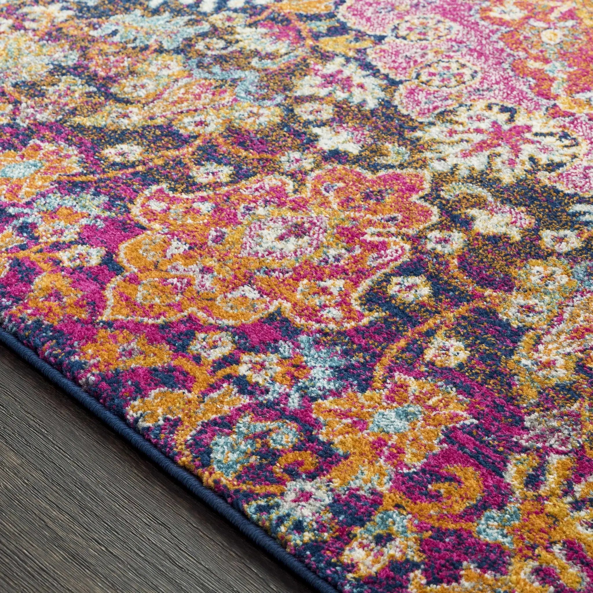Burnt Orange Ojus Area Rug by Hauteloom