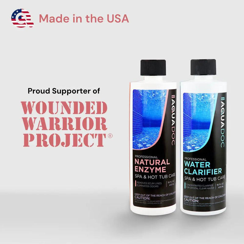 Spa Water Clarifier & Natural Enzyme Bundle by AquaDoc