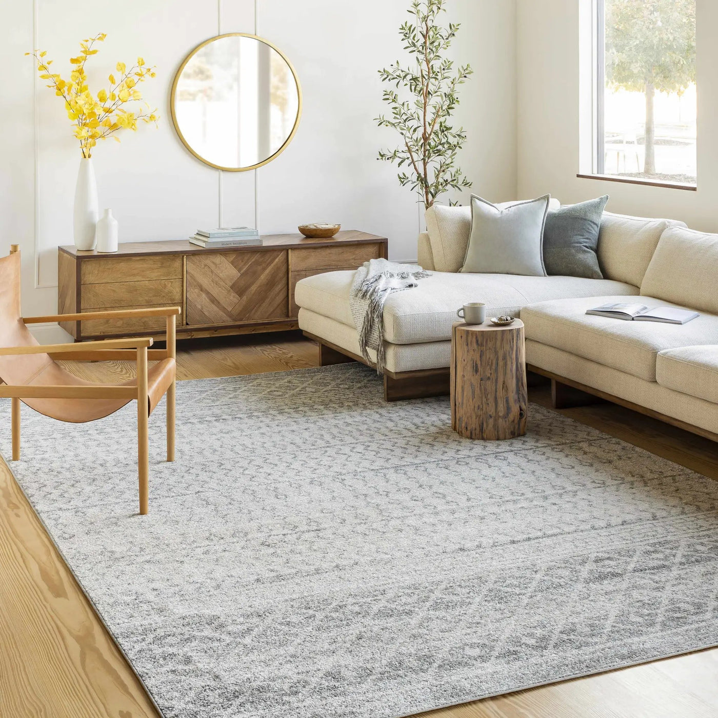 Constantin Gray Area Rug by Boutique Rugs