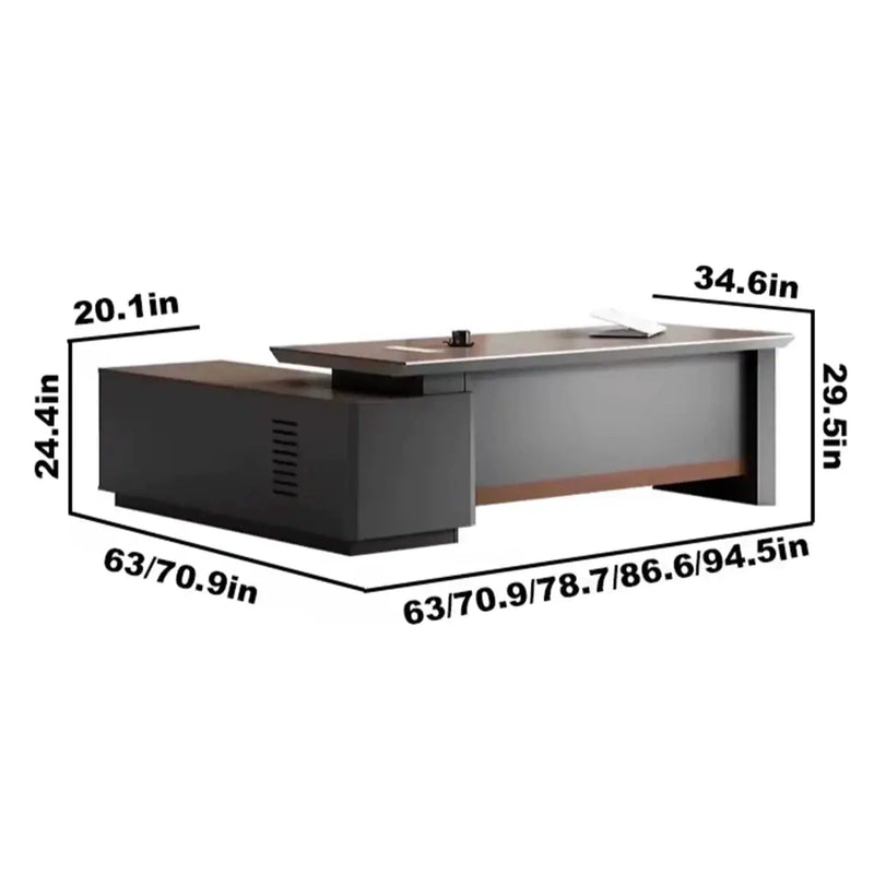 Elgin · Modern L-Shaped Executive Desk by Arc Grove