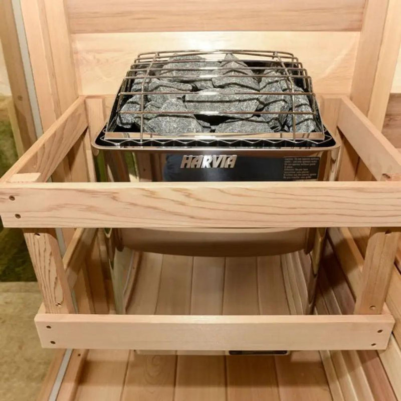 Harvia KIPB Wet Dry Electric Sauna Heater Stove With Built-In Controls & Sauna Stones (SAK47351) by SAKSBY WHOLESALE