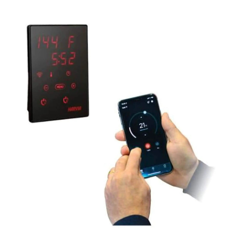Harvia KIP UL Certified Electric Sauna Heater With Xenio CX170 Digital Control, WiFi Remote Control & Sauna Stones (SAK74563) by SAKSBY WHOLESALE