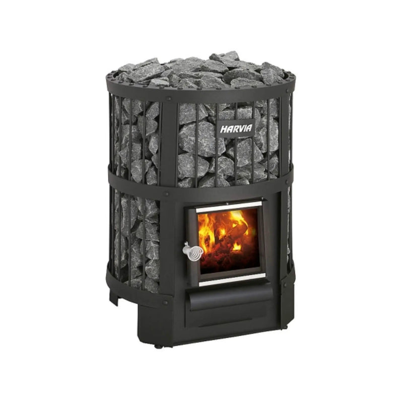 Harvia Legend 150 BK 16kW Wood Burning Sauna Stove Package [LGND-PKG-BK-WH] (SAK82047) by SAKSBY WHOLESALE