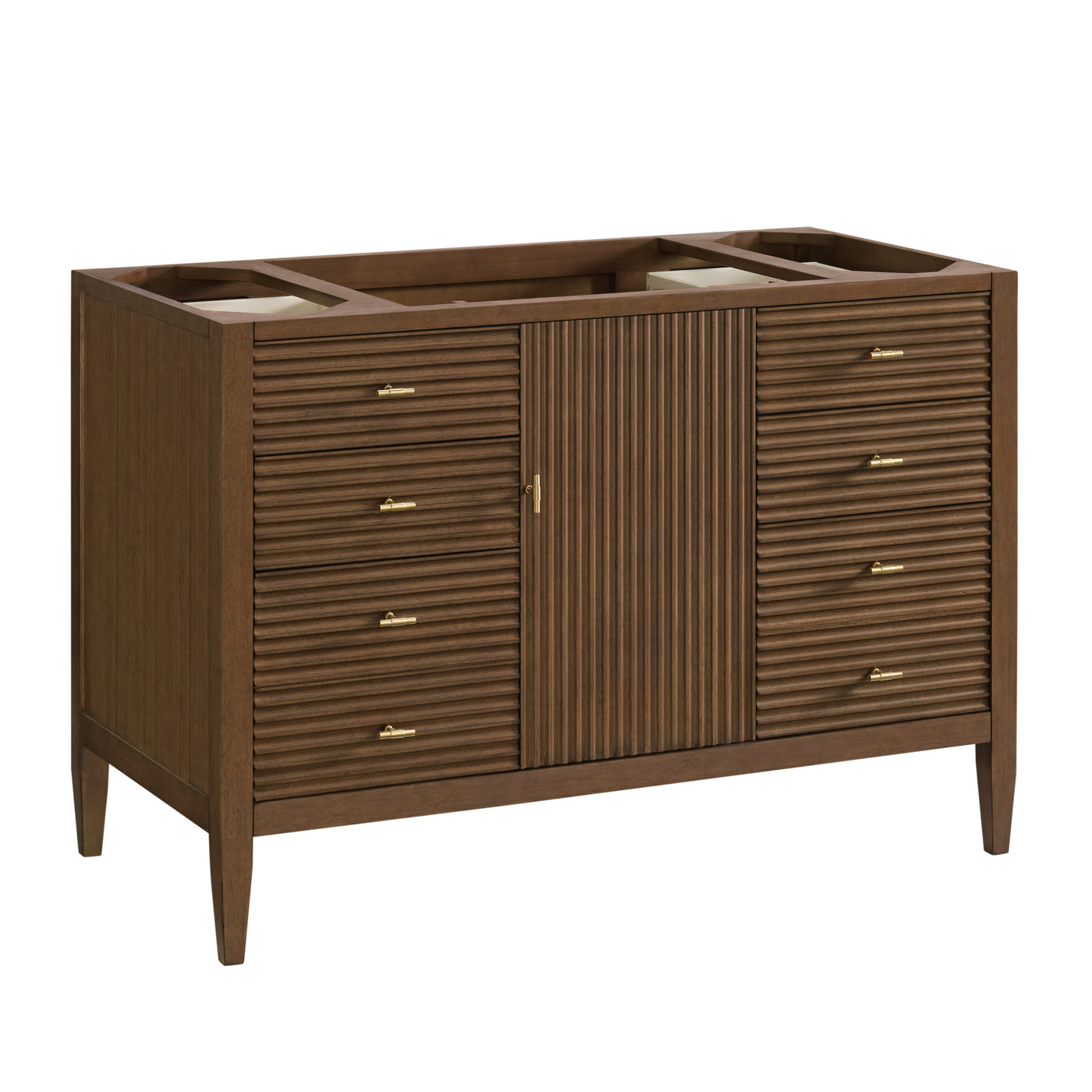 James Martin Myrrin 48" Single Bathroom Vanity, Mid-Century Walnut, view 33
