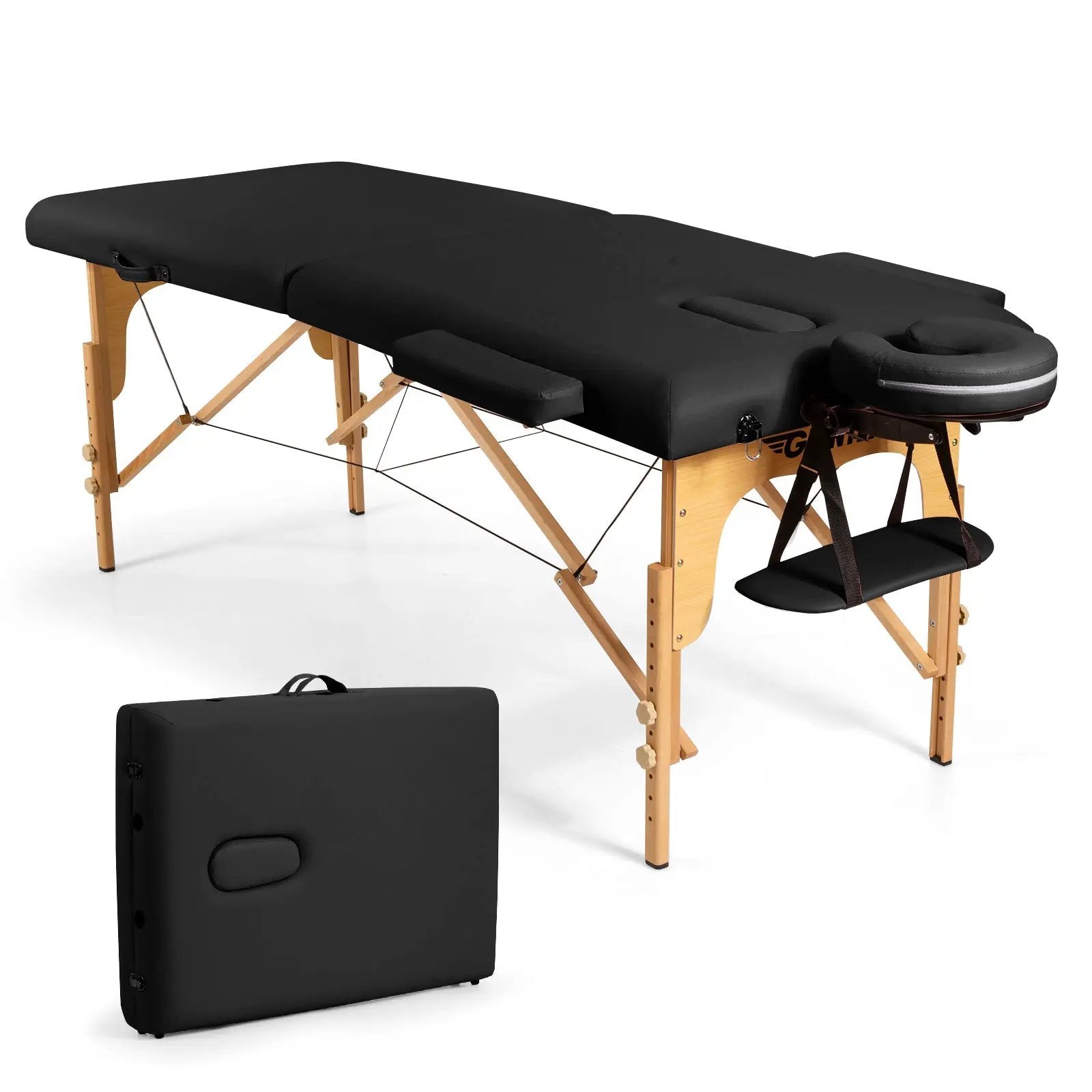 Portable Adjustable Facial Spa Bed with Carry Case by DirectDeals