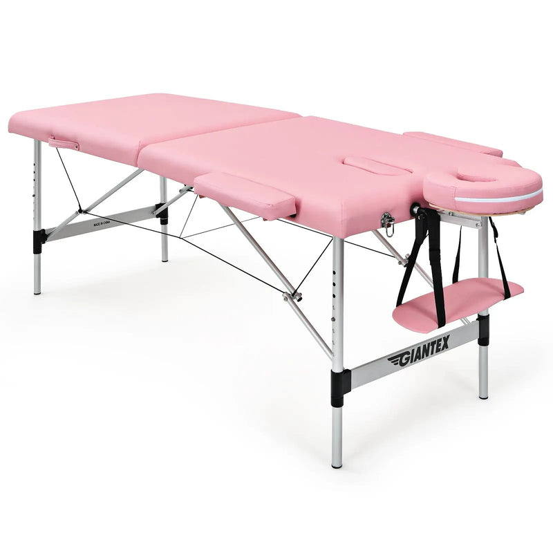 84 Inch L Portable Adjustable Massage Bed with Carry Case for Facial Salon Spa by DirectDeals